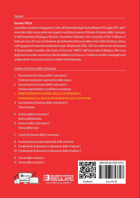 VIOLA - Esercitazioni di Scienza delle Costruzioni 3. Introduzione all'analisi probabilistica delle strutture